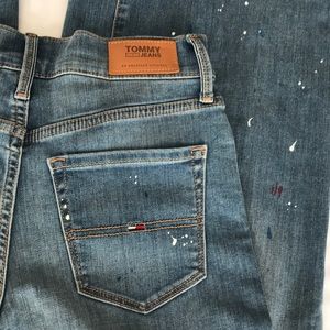 Tommy Jeans Wide Leg Cropped Paint Splatter 4/27